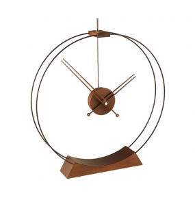 Zegar stołowy AIRE AIR w kolorze drewna jesionowego i czerni NOMON