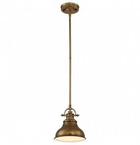 Lampa wisząca Emery QZ/EMERY/P/S WS  Quoizel mosiężna oprawa w nowoczesnym stylu