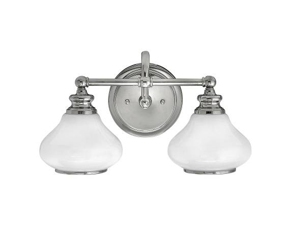 Kinkiet Ainsley HK/AINSLEY2 BATH Hinkley podwójna oprawa w kolorze chromu