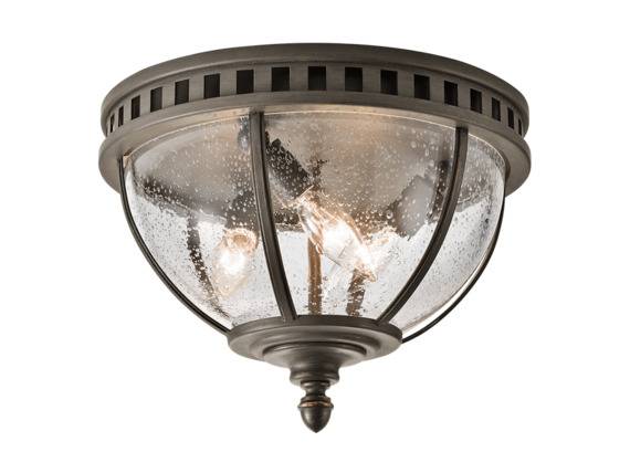 Plafon zewnętrzny Halleron KL-HALLERON-F Kichler dekoracyjna oprawa sufitowa w klasycznym stylu