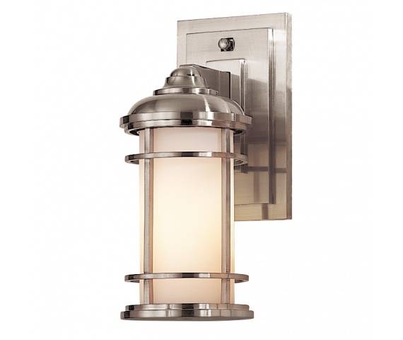 Kinkiet Lighthouse FE/LIGHTHOUSE2 Feiss nowoczesna oprawa ścienna w kolorze szczotkowanej stali