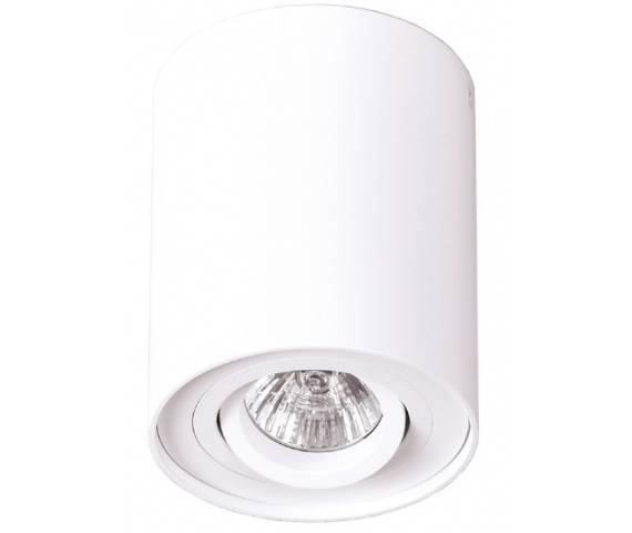 Lampa natynkowa oprawa Basic Round I C0067 Maxlight biała oprawa w nowoczesnym stylu