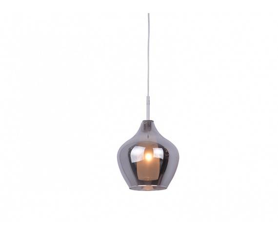 Lampa wisząca Amber Milano 1 AZ2148 Azzardo nowoczesna oprawa w kolorze chromu