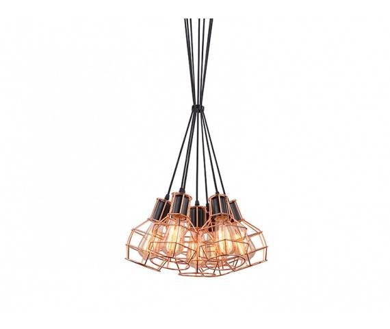 Lampa wisząca Carron 7 AZ2142 AZzardo dekoracyjna oprawa w nowoczesnym stylu