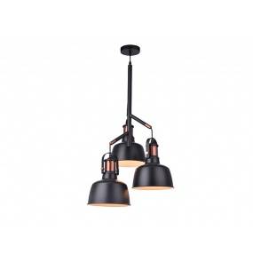 Lampa wisząca Darling 3 AZ2147 AZzardo nowoczesna oprawa w kolorze czarnym