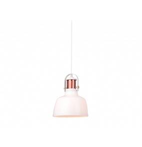 Lampa wisząca Darling Glass 1 AZ2143 AZzardo nowoczesna oprawa w kolorze białym