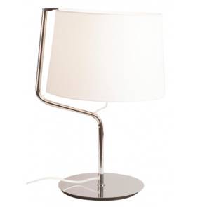 Lampa stołowa CHICAGO CR T0030 Maxlight abażur nowoczesna hotelowa energooszczędna lampka stołowa