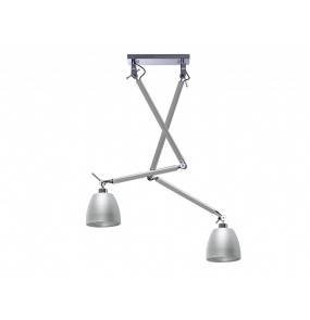 Lampa wisząca ZYTA 2 S PENDANT ALU MD2300-2S ALU/ALU AZzardo