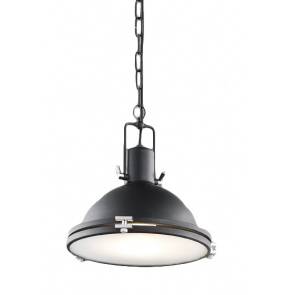 Lampa wisząca Nautilius M 10268106 oprawa czarna Kaspa 