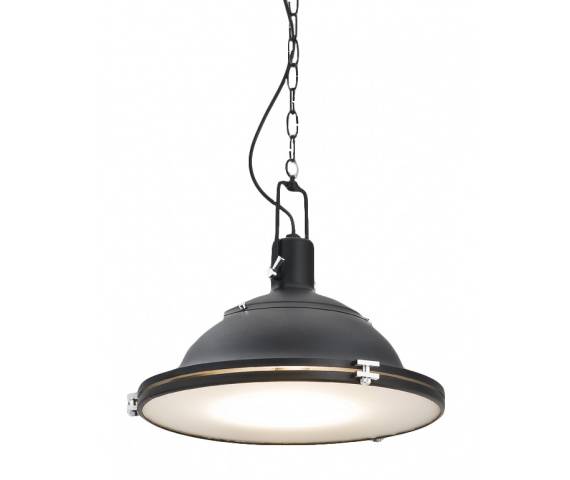 Lampa wisząca Nautilius L 10269106 oprawa czarna Kaspa 