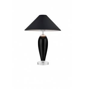 Lampa stołowa Rea 40602102 oprawa czarna / abażur czarny Kaspa 