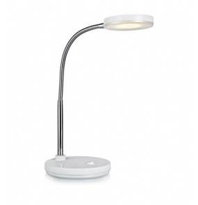Lampa biurkowa Flex LED 106466 Markslojd biała lampka biurkowa
