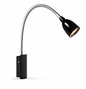 Kinkiet Tulip LED 105940 Markslojd czarny kinkiet do czytania