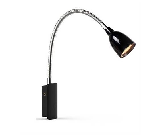 Kinkiet Tulip LED 105940 Markslojd czarny kinkiet do czytania