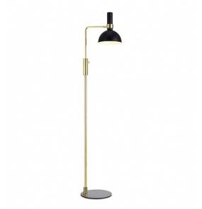 Lampa podłogowa Larry 106972 Markslojd lampa stojąca w czarnym kolorze (mosiężne wykończenie)