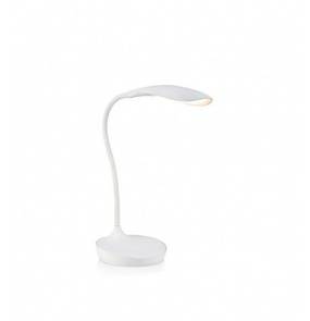 Lampa biurkowa Swan LED 106093 Markslojd biała lampka biurkowa z możliwością ściemniania