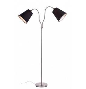Lampa podłogowa Modena 105248 Markslojd abażurowa lampa stojąca w kolorze stali