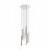 Lampa wisząca Loya P0461-09C-B5SB oprawa w kolorze białym z elementami złota ZUMA LINE