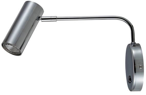 Kinkiet Tubo WL 20034-CH oprawa w kolorze srebrnym ZUMA LINE