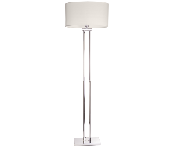 Lampa podłogowa Athens F01451CH-WH COSMOLight biała oprawa w stylu nowoczesnym