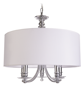 Lampa wisząca Abu Dhabi P05406WH COSMOLight biała oprawa w stylu nowoczesnym