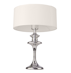 Lampa stołowa Abu Dhabi T01413WH COSMOLight biała oprawa w stylu nowoczesnym