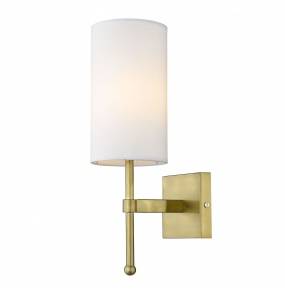 Kinkiet Denver W01963BR-WH COSMOLight złota oprawa w stylu nowoczesnym