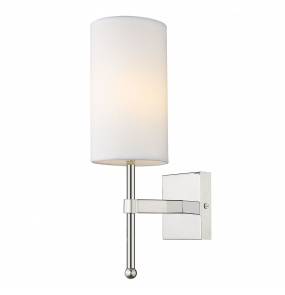 Kinkiet Denver W01987NI-WH COSMOLight niklowana oprawa w stylu nowoczesnym