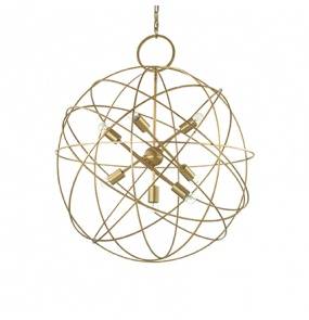 Lampa wisząca Konse SP7 156033 Ideal Lux złota oprawa w stylu nowoczesnym