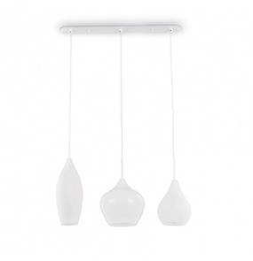 Lampa wisząca Soft SP3 111858 Ideal Lux biała oprawa w stylu design