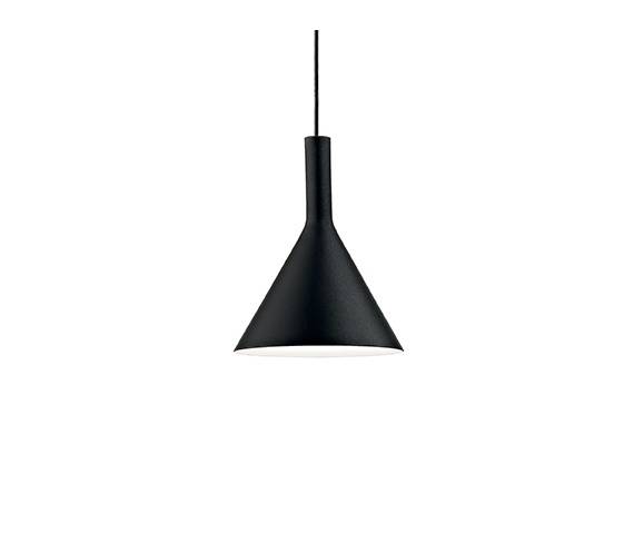 Lampa wisząca Cocktail SP1 Small 074344 Ideal Lux czarna oprawa w stylu design