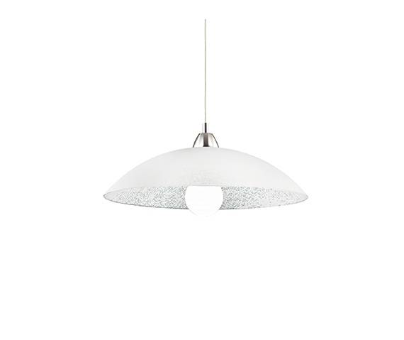 Lampa wisząca Lana SP1 D50 068169 Ideal Lux biała oprawa w nowoczesnym stylu
