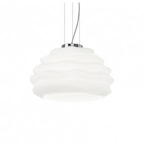 Lampa wisząca Karma SP1 Small 132389 Ideal Lux biała oprawa w stylu design