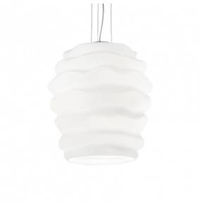 Lampa wisząca Karma SP1 Big 132365 Ideal Lux biała oprawa w stylu design