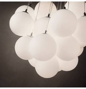 Lampa wisząca Mapa Bianco SP22 140230 Ideal Lux dekoracyjna oprawa w kolorze białym