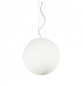 Lampa wisząca Mapa Bianco SP1 D50 032122 Ideal Lux dekoracyjna oprawa w kolorze białym