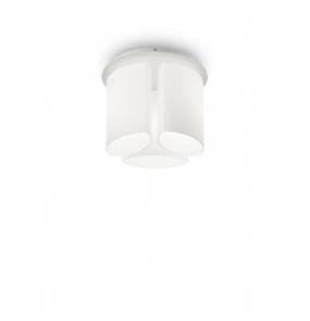 Plafon Almond PL3 159638 Ideal Lux biała oprawa w stylu design