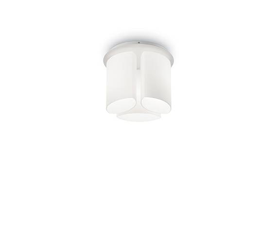 Plafon Almond PL3 159638 Ideal Lux biała oprawa w stylu design