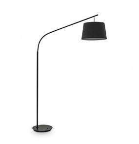 Lampa podłogowa Daddy PT1 110363 Ideal Lux czarna oprawa w nowoczesnym stylu