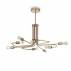 Żyrandol Triumph SP8 160269 Ideal Lux mosiężna oprawa w nowoczesnym stylu