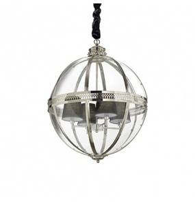 Lampa wisząca World SP4 Ideal Lux kulista oprawa w nowoczesnym stylu