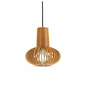 Lampa wisząca Citrus-2 SP1 159850 Ideal Lux drewniana oprawa w klasycznym stylu