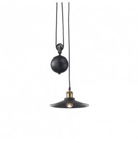 Lampa wisząca Up and down SP1 136332 Ideal Lux czarna oprawa w klasycznym stylu