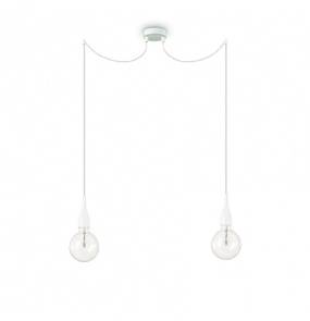 Lampa wisząca Minimal SP2 112718 Ideal Lux biała oprawa w minimalistycznym stylu