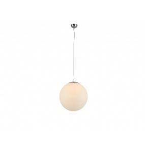 Lampa wisząca White Ball 25 AZ2515 AZzardo kulista oprawa w stylu design