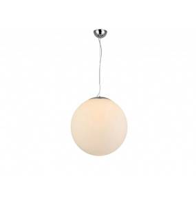 Lampa wisząca White Ball 40 AZ1328 AZzardo kulista oprawa w stylu design