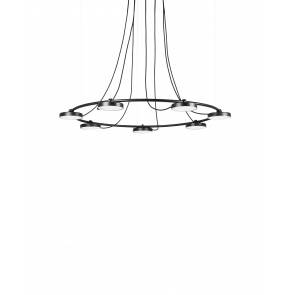 Lampa wisząca Aro T-3543 Estiluz nowoczesna oprawa w kolorze czarnym