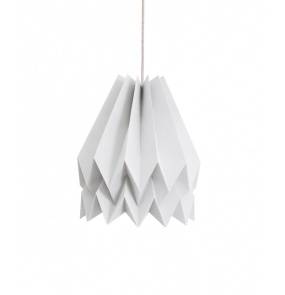 Lampa wisząca Plain Light Grey Orikomi szara oprawa w dekoracyjnym stylu