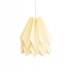 Lampa wisząca Plain Pale Yellow Orikomi żółta oprawa w dekoracyjnym stylu