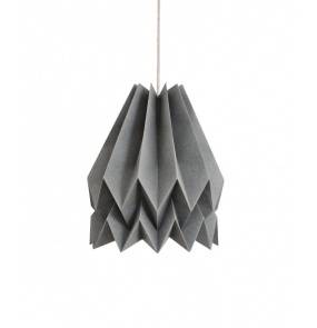Lampa wisząca Plain Alpine Grey Orikomi szara oprawa w dekoracyjnym stylu